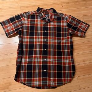 Patagonia short sleeve button down medium organic cotton